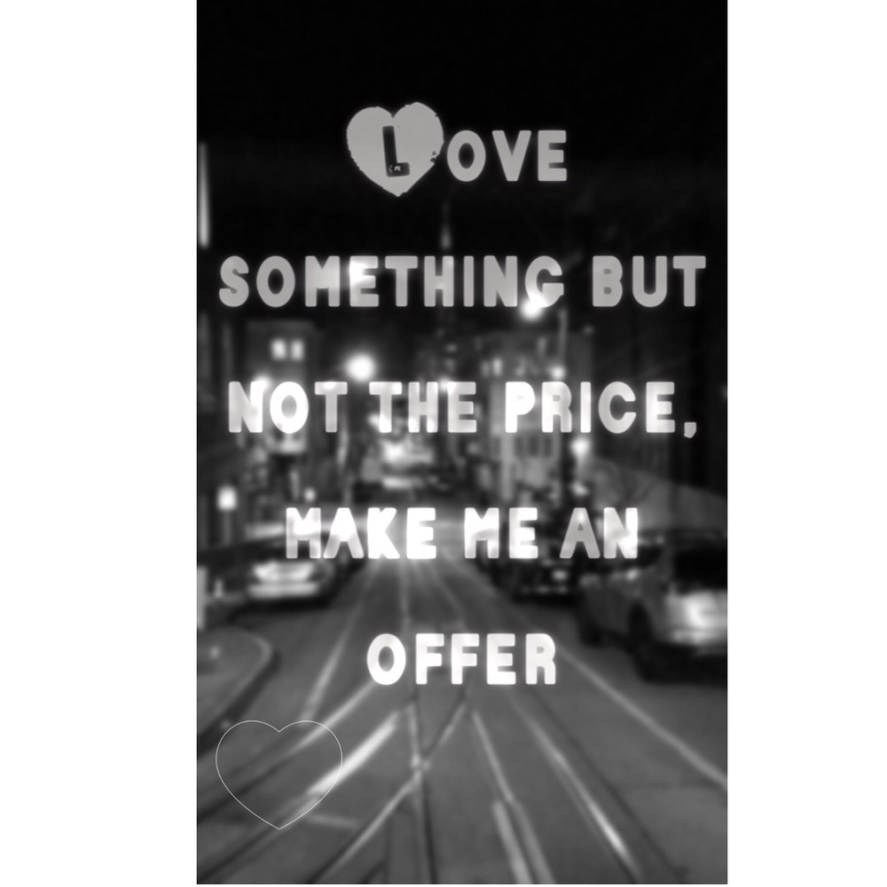 Make me an offer!